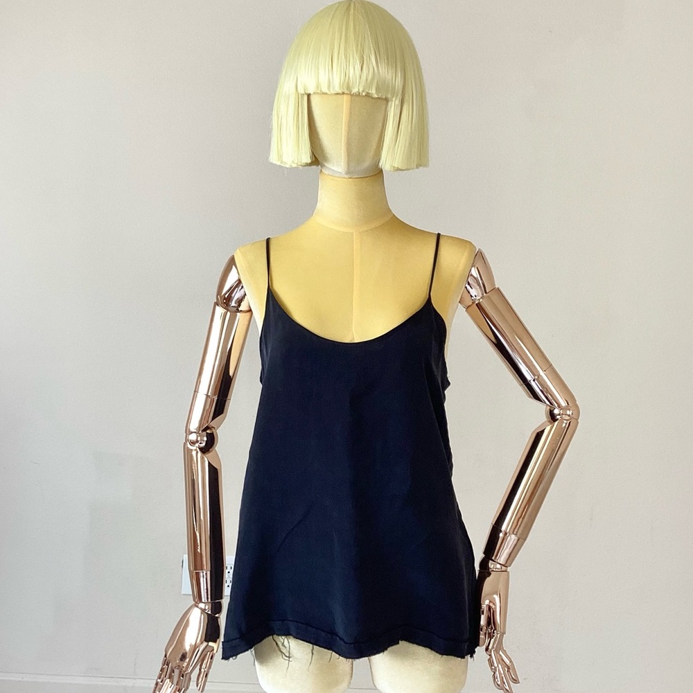 Anine Bing Black Spaghetti Straps tank Top XS